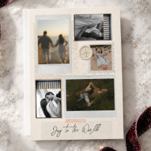 Joy to the World Travel Collage Family Photo