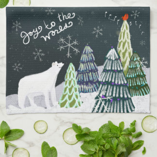 Joy to the World Winter Wonderland Towel