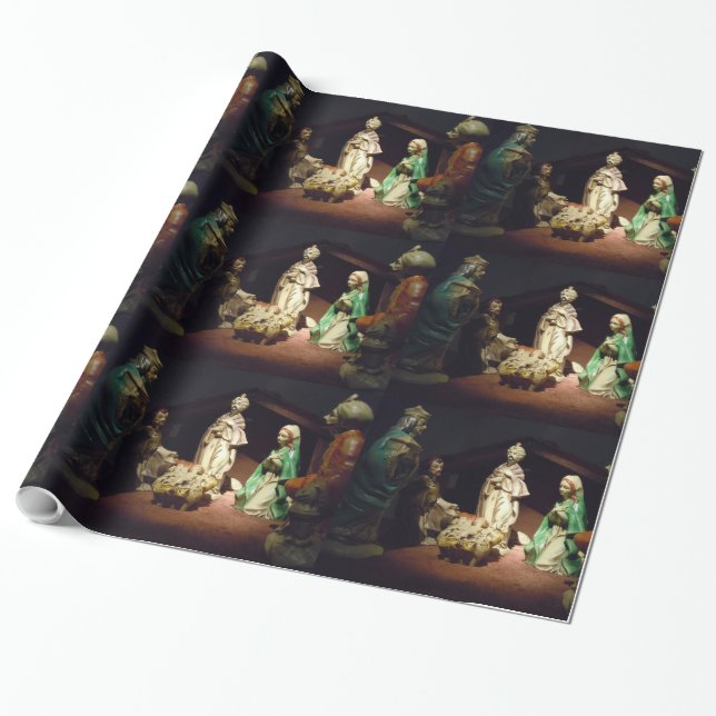 Joy To The World Wrapping Paper (Unrolled)