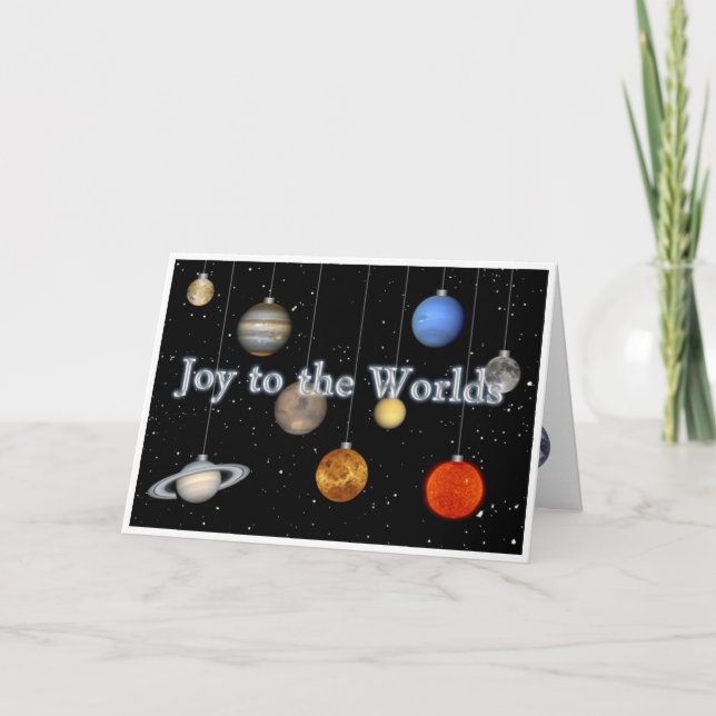 Joy to the Worlds Greeting Card (Front)