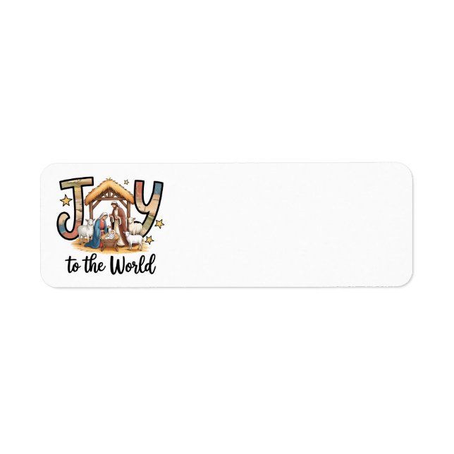 Joy To World Address Labels (Front)
