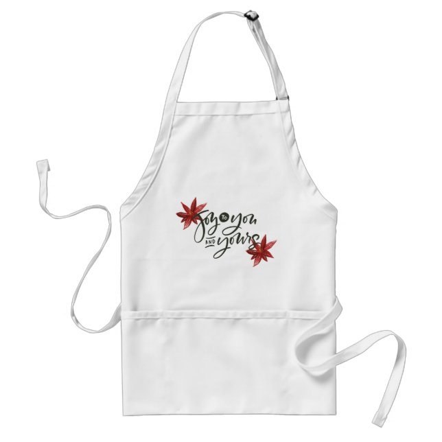 Joy to You and Yours Christmas Standard Apron (Front)