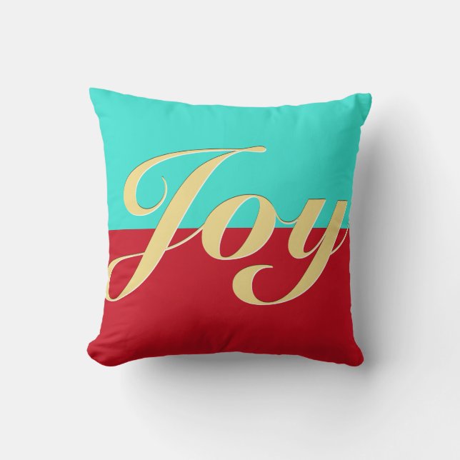 Joy Two-Tone Customisable Cushion (Front)
