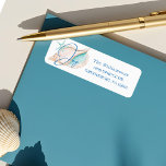 Joy Watercolor Coastal Ocean Beach Coral Seashell Return Address Label<br><div class="desc">Who needs snowflakes when you have seashells! Capture a cool nautical casual and coastal vibe this holiday sea-son with our coastal seaside-inspired holiday Christmas collection. We've hand-painted a beautiful coral watercolor ocean seashells with a "Joy" displayed in a stylish coastal blue. All illustrations contained in our coastal seashell Christmas favour...</div>