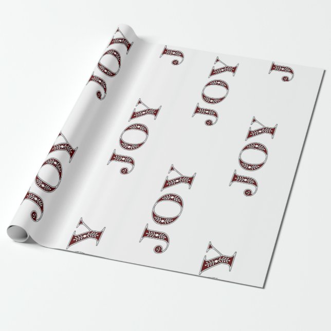 JOY Wrapping Paper (Unrolled)