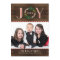Joy Wreath Holiday Photo Card Christmas Card