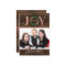 Joy Wreath Holiday Photo Card Christmas Card