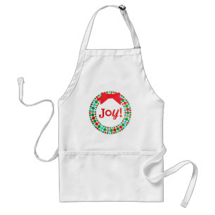 Joy Wreath Standard Apron