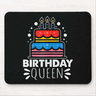 Joyable Queens Of Amusing Birthdays Quote Mouse Pad
