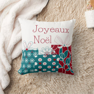 Joyeaux Noel French Louisiana Cajun Gift Cushion