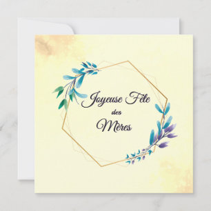 Joyeuse Fete des Meres   Happy Mother's Day Card