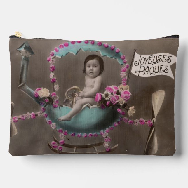 Joyeuse Paques Accessory Pouch (Front)