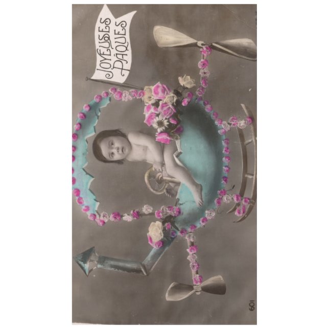 Joyeuse Paques Tablecloth (Front)