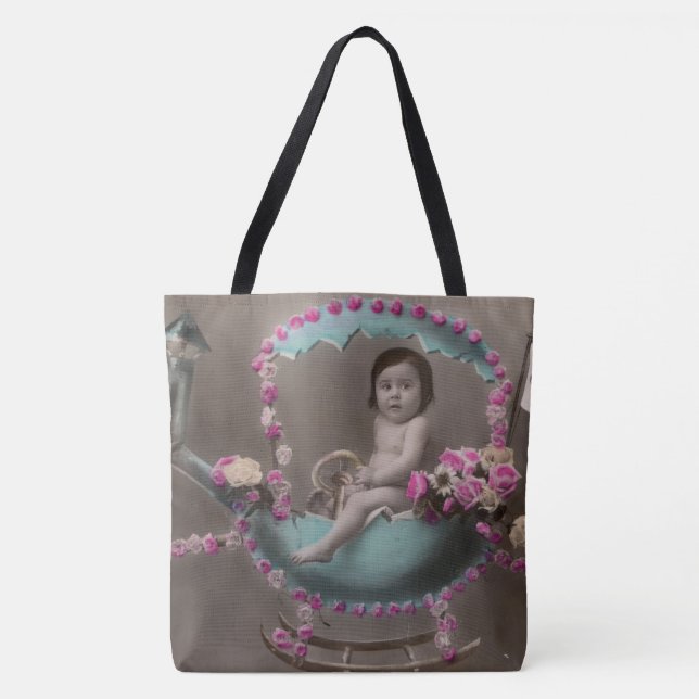 Joyeuse Paques Tote Bag (Front)