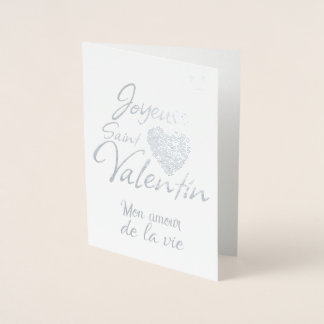 Joyeuse saint-Valentin / Foil Card