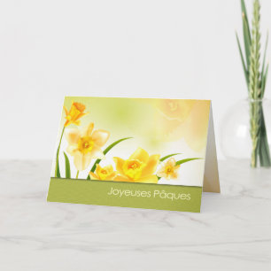 Joyeuses Pâques Easter Card in French