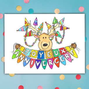 Joyeux Anniversaire - french Postcard