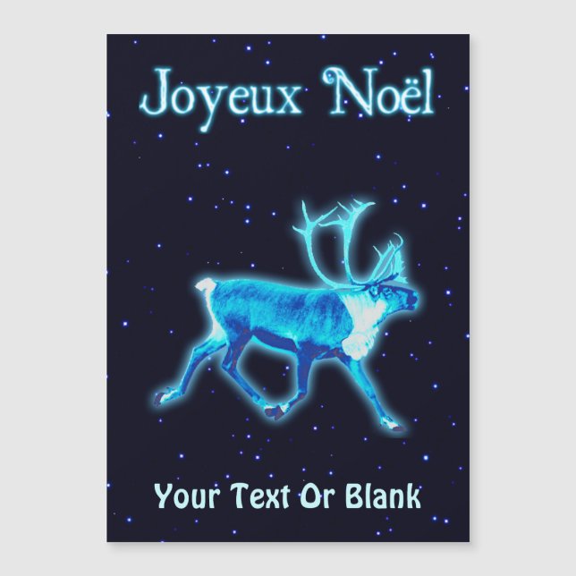 Joyeux Noёl - Blue Caribou (Reindeer) (Front)