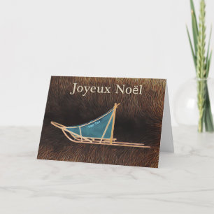 Joyeux Noёl - Dog Sled Holiday Card