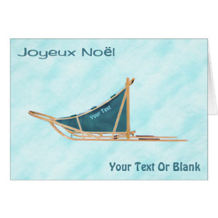 Joyeux Noёl - Dog Sled On Snow