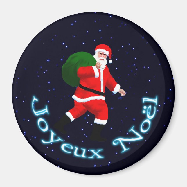 Joyeux Noёl - Santa Claus Magnet (Front)