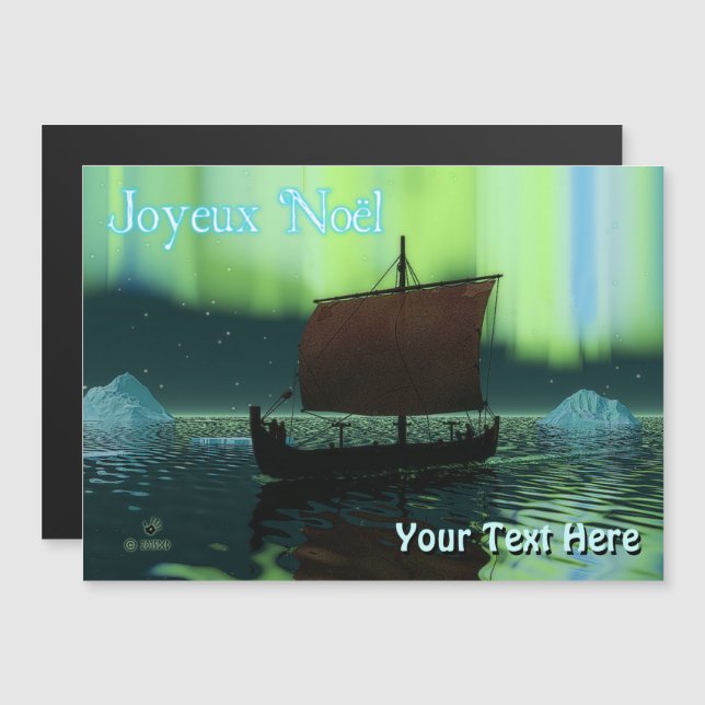 Joyeux Noёl - Viking Ship (Front/Back)
