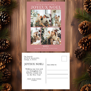 Joyeux Noel 4 Photo  Holiday Postcard