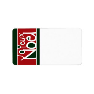 Joyeux Noel Address Labels