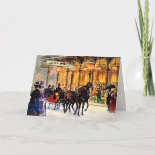 Joyeux Noël. Christmas Card in French
