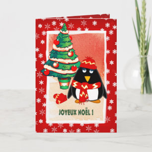 Joyeux Noël . Christmas Cards for kids in French
