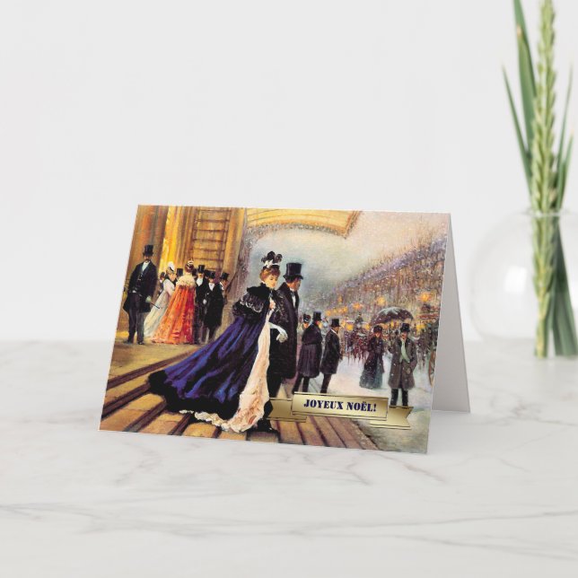 Joyeux Noël. Christmas Cards in French (Front)