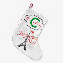 Joyeux Noel  Eiffel Tower Personalised