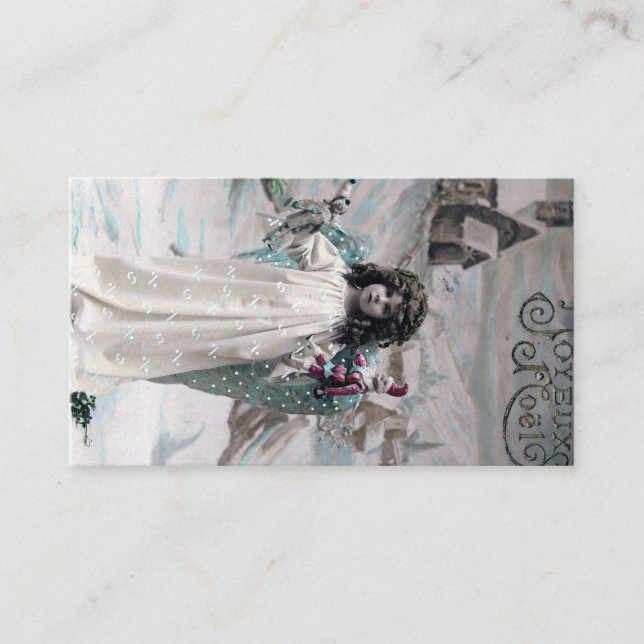 Joyeux Noel  Enclosure Card (Front)