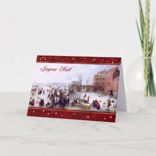 Joyeux Noël. Fine Art Christmas Card in French