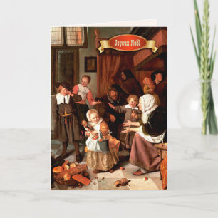 Joyeux Noël. Fine Art Christmas Card in French