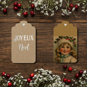Joyeux Noël Foil Gift Tag