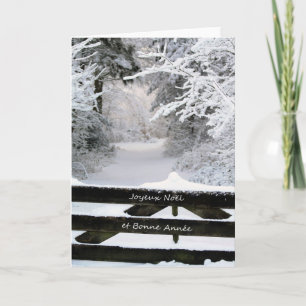 Joyeux Noël French Christmas card