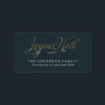 Joyeux Noel French Christmas Label<br><div class="desc">Christmas themed address and favour labels.</div>