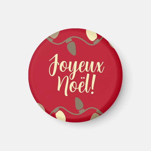Joyeux noël French Christmas  Magnet (Front)