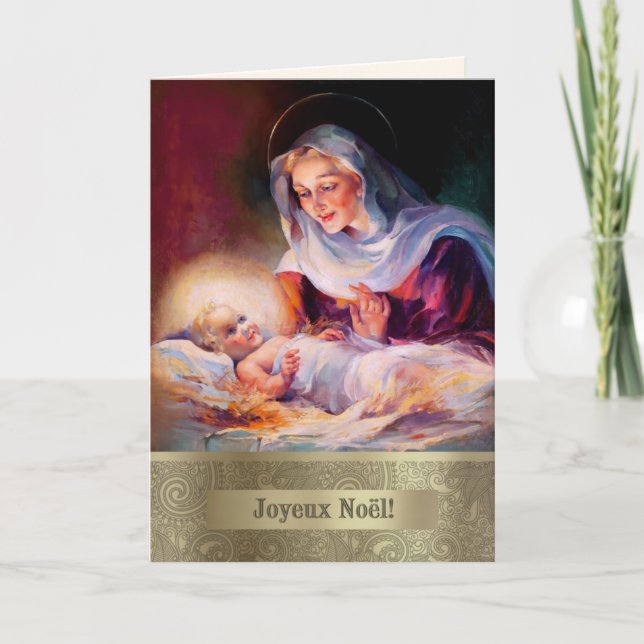 Joyeux Noël. French Fine Art Christmas Cards (Front)