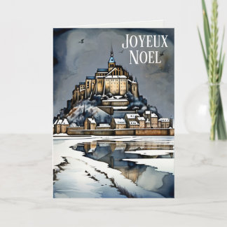 Joyeux Noel French Language Christmas Wishes Card