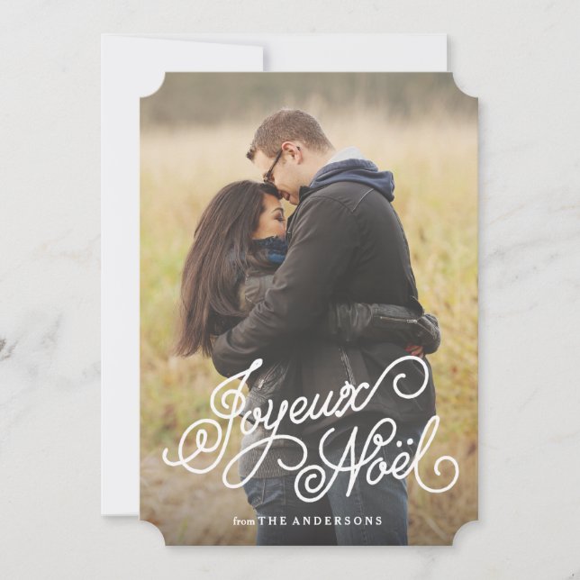 Joyeux Noel Holiday Card (Front)