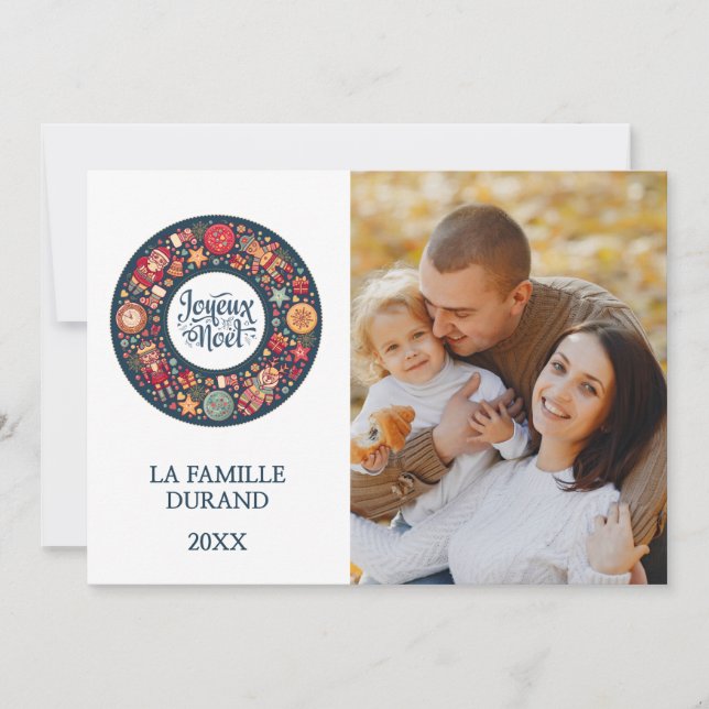 Joyeux Noel Holiday Card (Front)