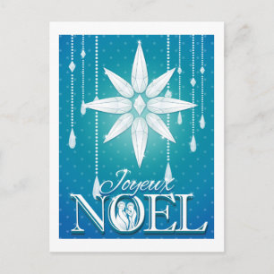 Joyeux Noel Holiday Postcard