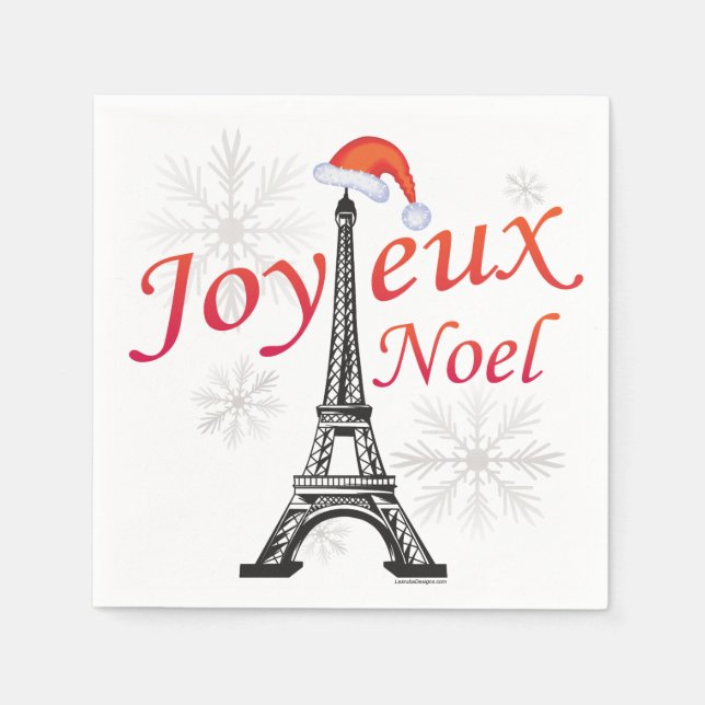 Joyeux Noel Napkin (Front)