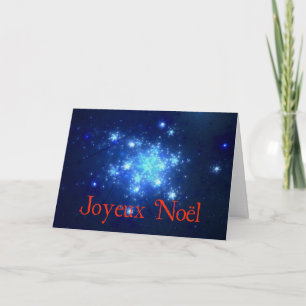 Joyeux Noel - Night Sky Holiday Card