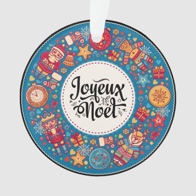 Joyeux Noel  Ornament (Front)