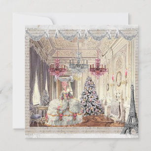 Joyeux Noel Palace de Versailles ~Marie Antoinette Holiday Card