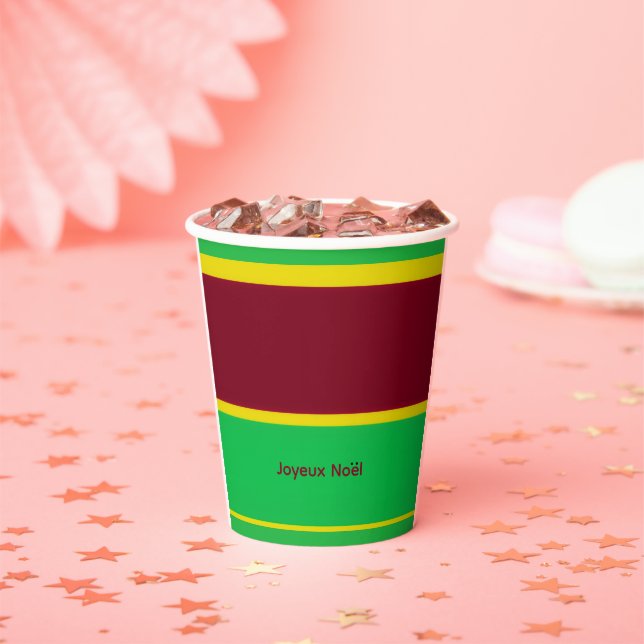 Joyeux Noel Paper cups (Insitu)