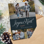 "Joyeux Noel" Photo Gallery of Three Holiday Card<br><div class="desc">Personalise these beautiful and modern Christmas or winter holiday cards with your family photos and personal message.</div>